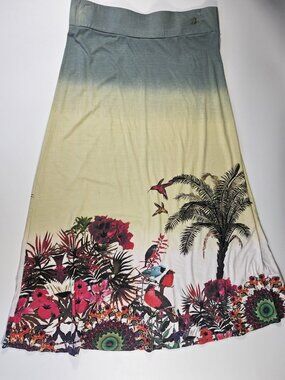 Desigual Tropical Print Skirt